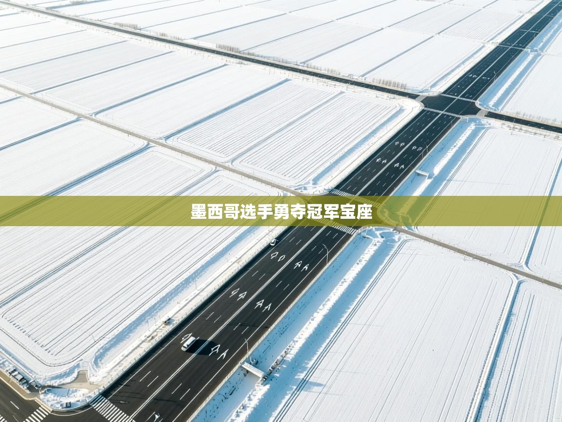 开云体育消息订阅关闭-墨西哥选手勇夺冠军宝座